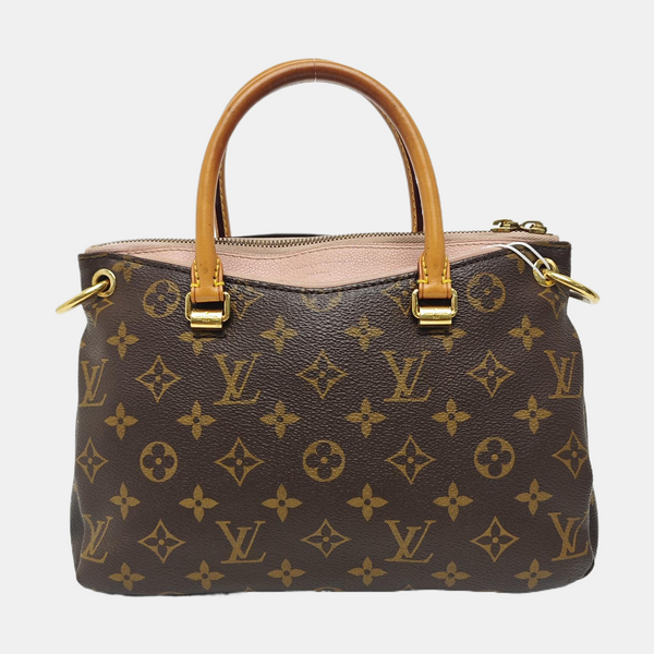 PALLAS BB Monogram Coated Canvas Brown