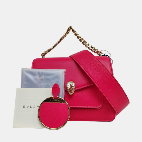 SERPENTI FOREVER Small Calfskin Pink