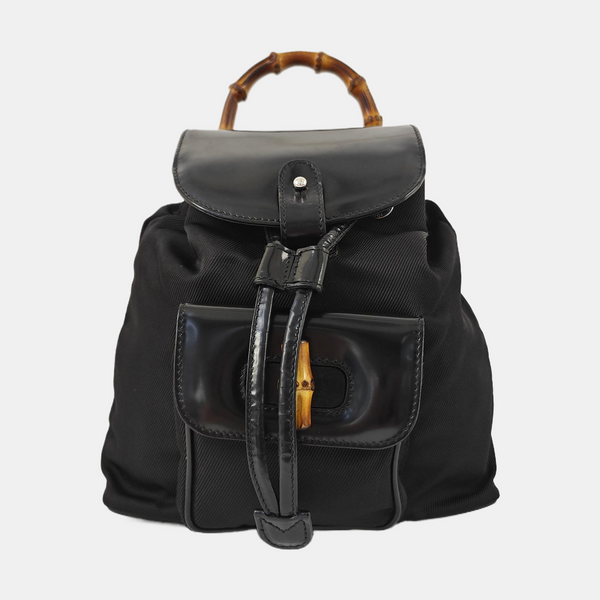 Canvas Backpack Black