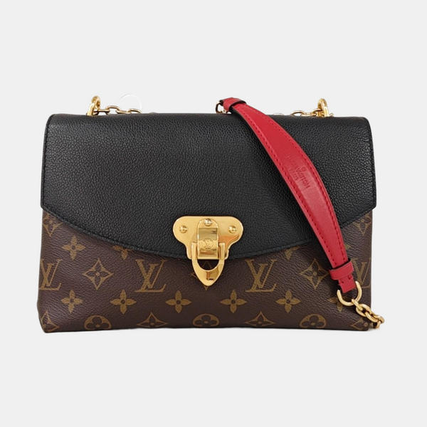 SAINT PLACIDE Monogram Coated Canvas Black