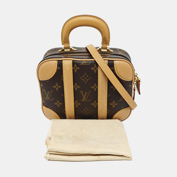 LUGGAGE Monogram Coated Canvas Brown