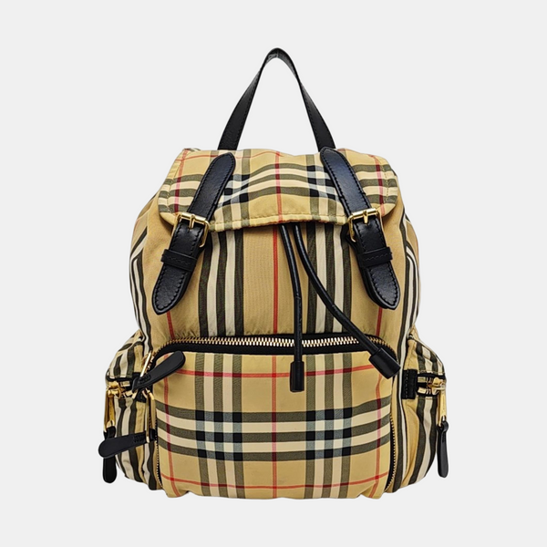 The Rucksack Medium Nylon Beige