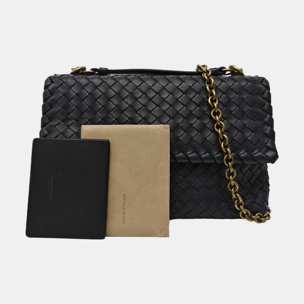 Olimpia Small Calfskin Black