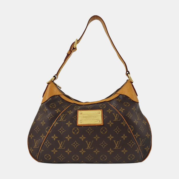 VINTAGE THAMES GM Monogram Coated Canvas Brown