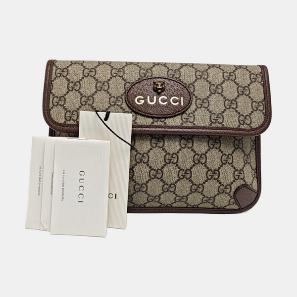 Neo Vintage Monogram Coated Canvas Beige