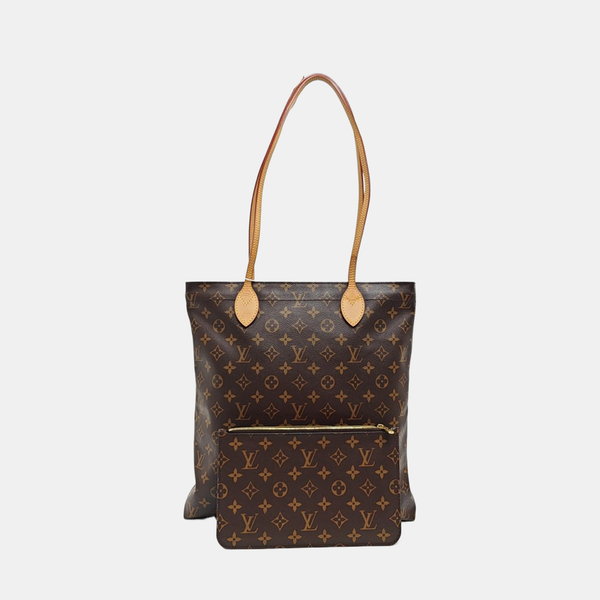 CARRY IT Monogram Coated Canvas Brown
