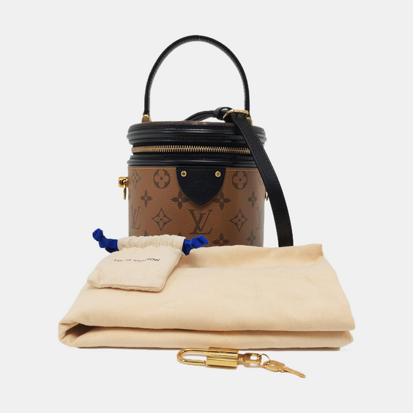 CANNES PM Monogram Coated Canvas Brown