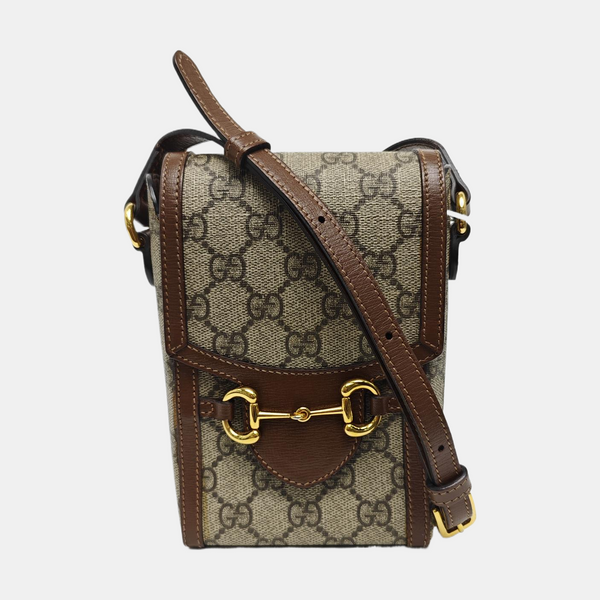 Horsebit 1955 Mini Coated Canvas Beige