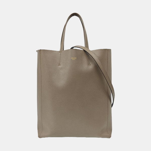 VERTICAL CABAS Mini Calfskin Gray