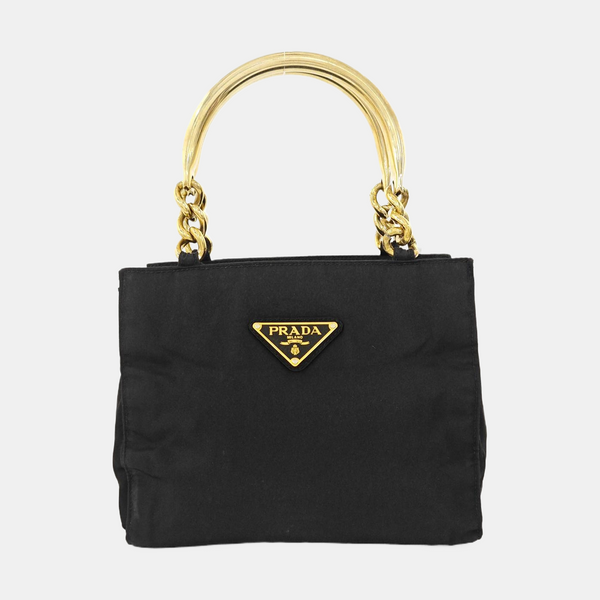 Nylon Tote Bag Black