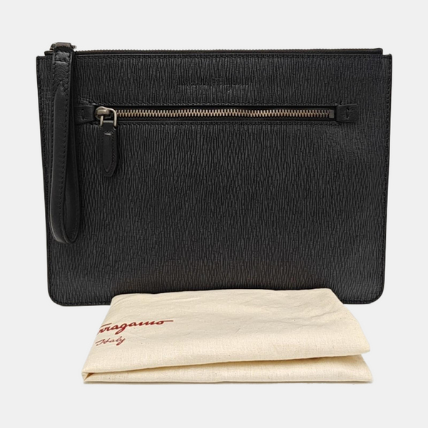 Calfskin Clutch Gray