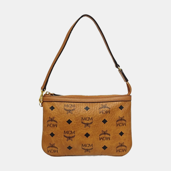 LIZ Monogram Coated Canvas Brown