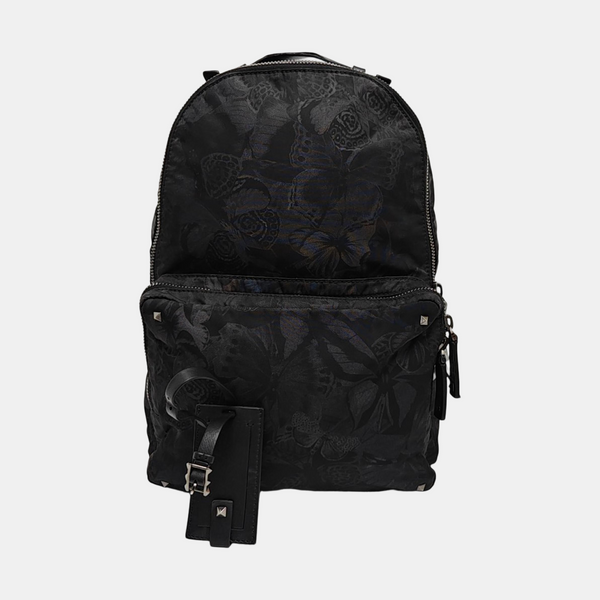 Nylon Backpack Black