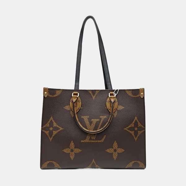 ONTHEGO MM Monogram Coated Canvas Brown