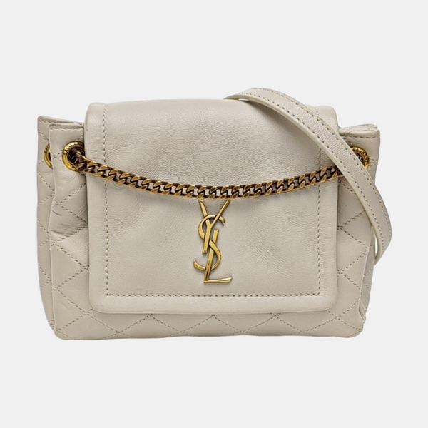 NOLITA Mini Quilted Lambskin Beige