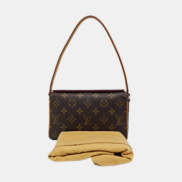 RECITAL Monogram Coated Canvas Brown