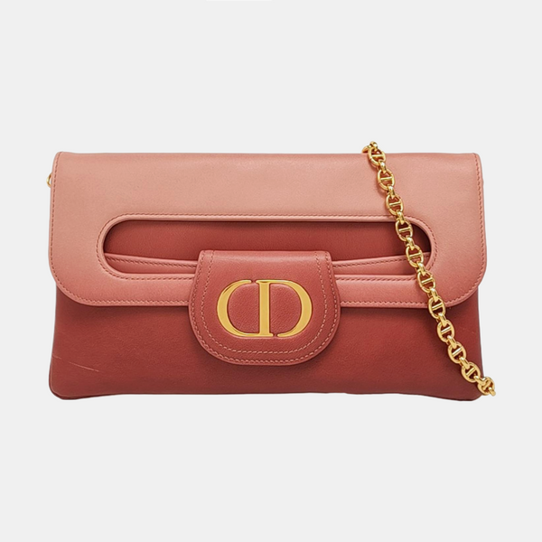 Diordouble Medium Calfskin Multicolor