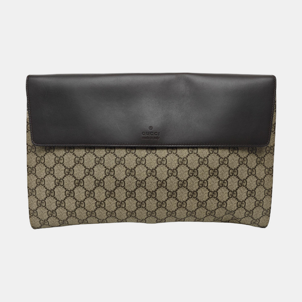 GG Supreme Monogram Coated Canvas Beige