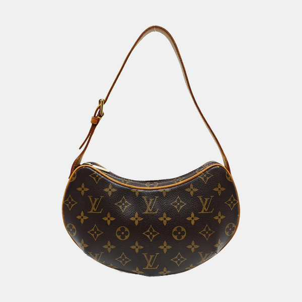 CROISSANT PM Monogram Coated Canvas Brown
