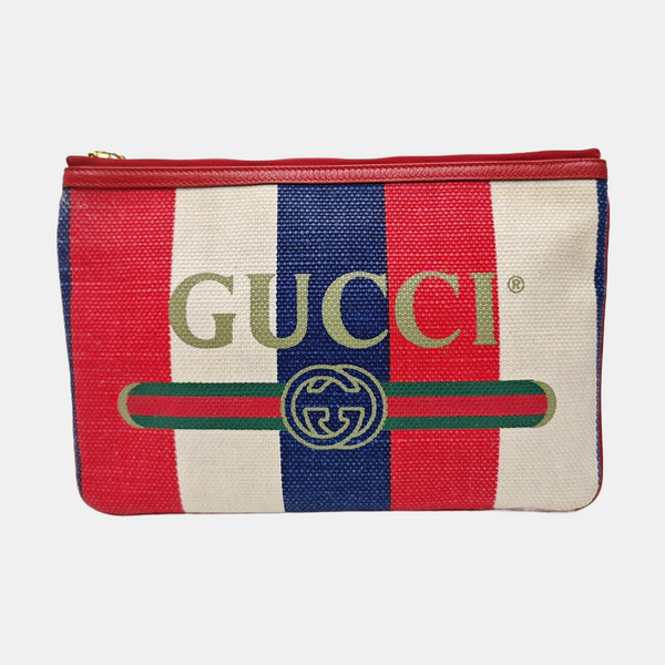 Canvas Clutch Multicolor