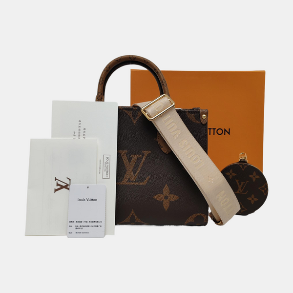 ONTHEGO PM Monogram Coated Canvas Brown
