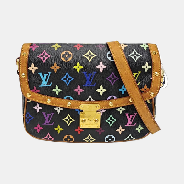 LV × TM SOLOGNE Monogram Coated Canvas Black