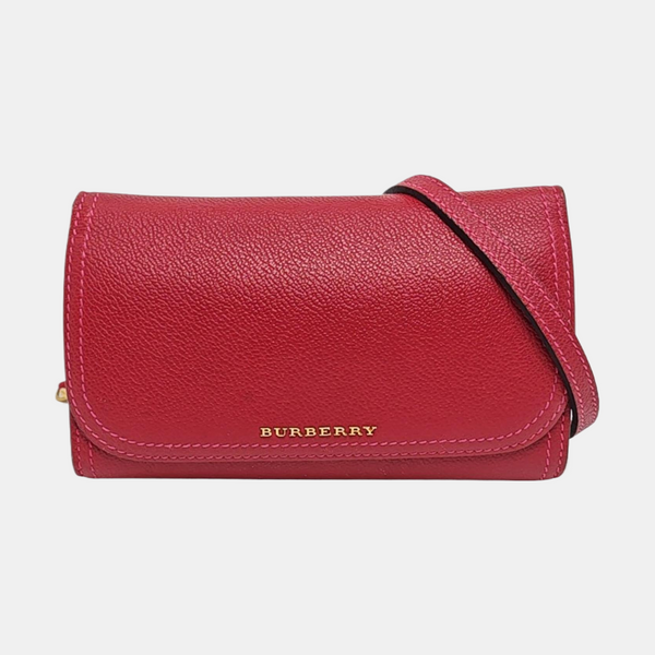 Calfskin Shoulder Bag Red