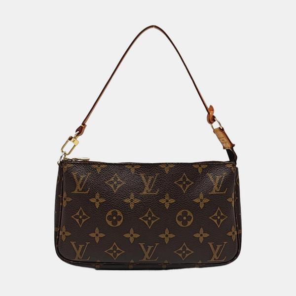 ACCESSOIRES Monogram Coated Canvas Brown