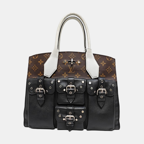 CITY STEAMER MM Monogram Coated Canvas Brown