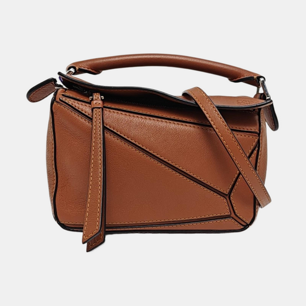 Puzzle Mini Calfskin Brown