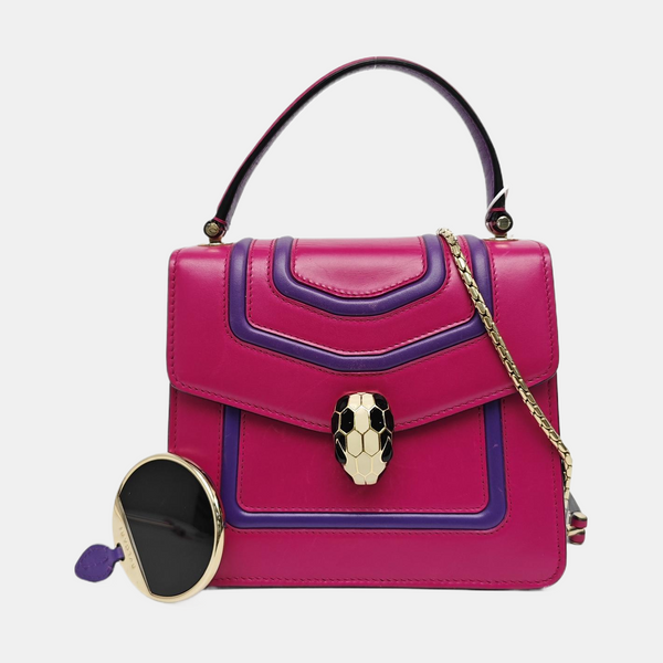SERPENTI FOREVER Quilted Calfskin Red