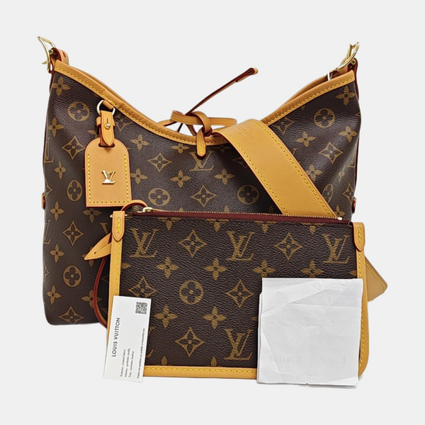 CARRYALL PM Monogram Coated Canvas Brown