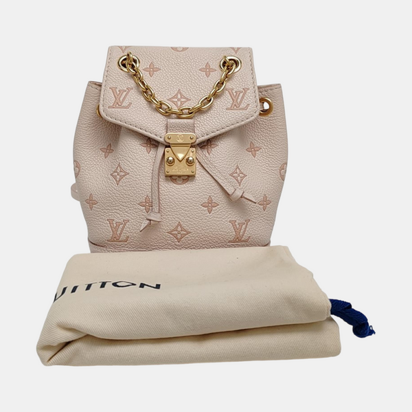 NOÉ Nano Monogram Calfskin Beige