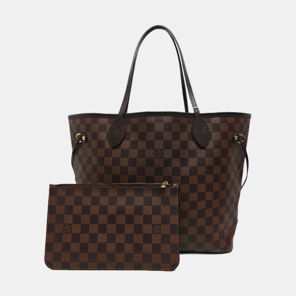 NEVERFULL MM Damier Ebene Coated Canvas Brown