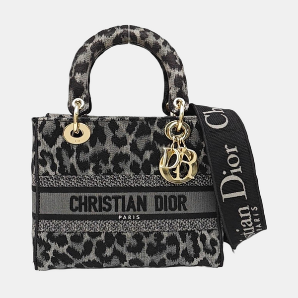 Lady D-Lite Medium Canvas Gray