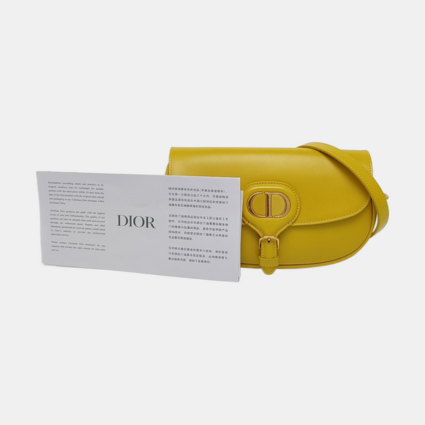 Authenticated pre-owned Bobby Calfskin Yellow - Crossbody Bag at Looply