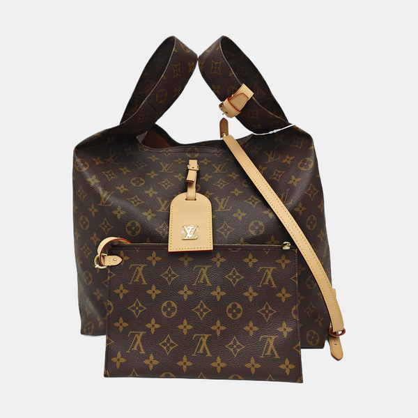 ATLANTIS Monogram Coated Canvas Brown
