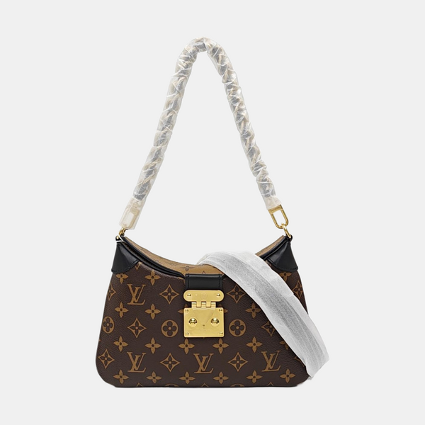 TWINNY Monogram Coated Canvas Brown