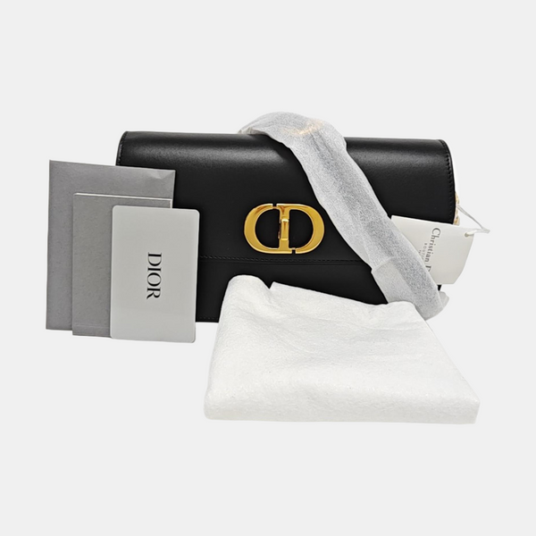 Bobby Medium Calfskin Black