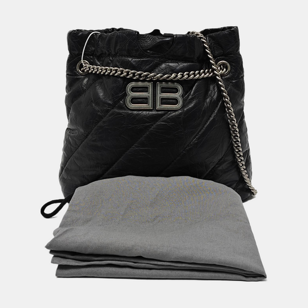 Crush Quilted Calfskin Black
