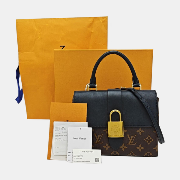 LOCKY BB Monogram Coated Canvas Brown