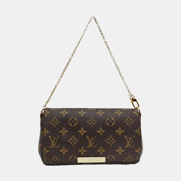 FAVORITE PM Monogram Coated Canvas Brown