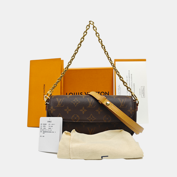 IVY Monogram Coated Canvas Brown