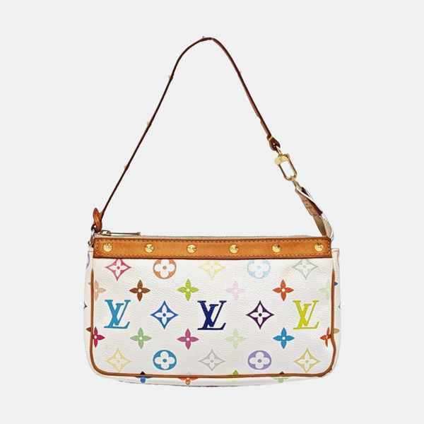 LV × TM ACCESSOIRES Monogram Coated Canvas White