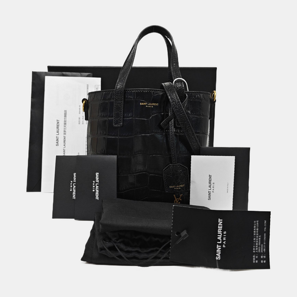 Calfskin Shoulder Bag Black