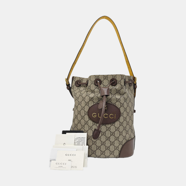 Neo Vintage Monogram Coated Canvas Black