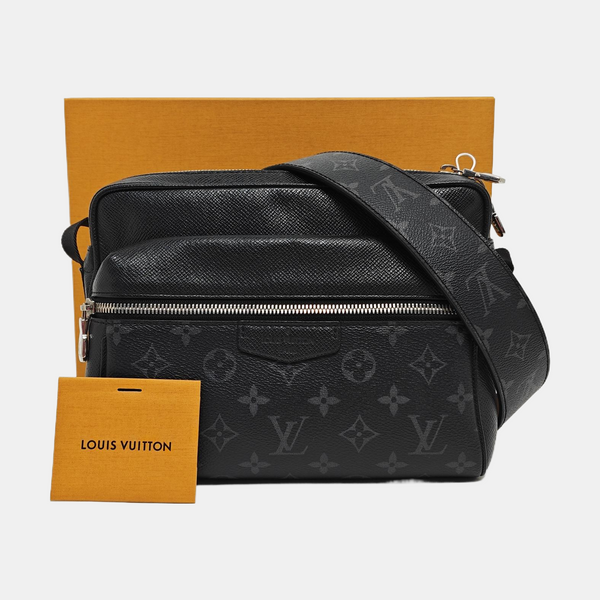 OUTDOOR PM Monogram Coated Canvas Black