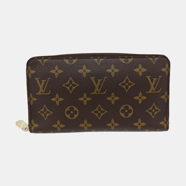 ZIPPY Monogram Coated Canvas Brown Wallet
