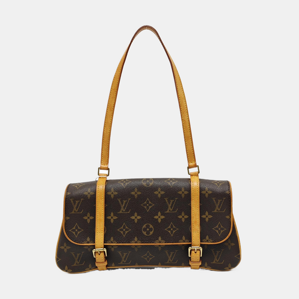 MARELLE Monogram Coated Canvas Brown