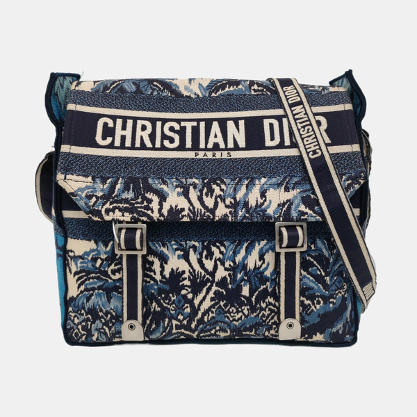 Authenticated pre-owned Diorcamp Fabric Blue - Crossbody Bag at Looply